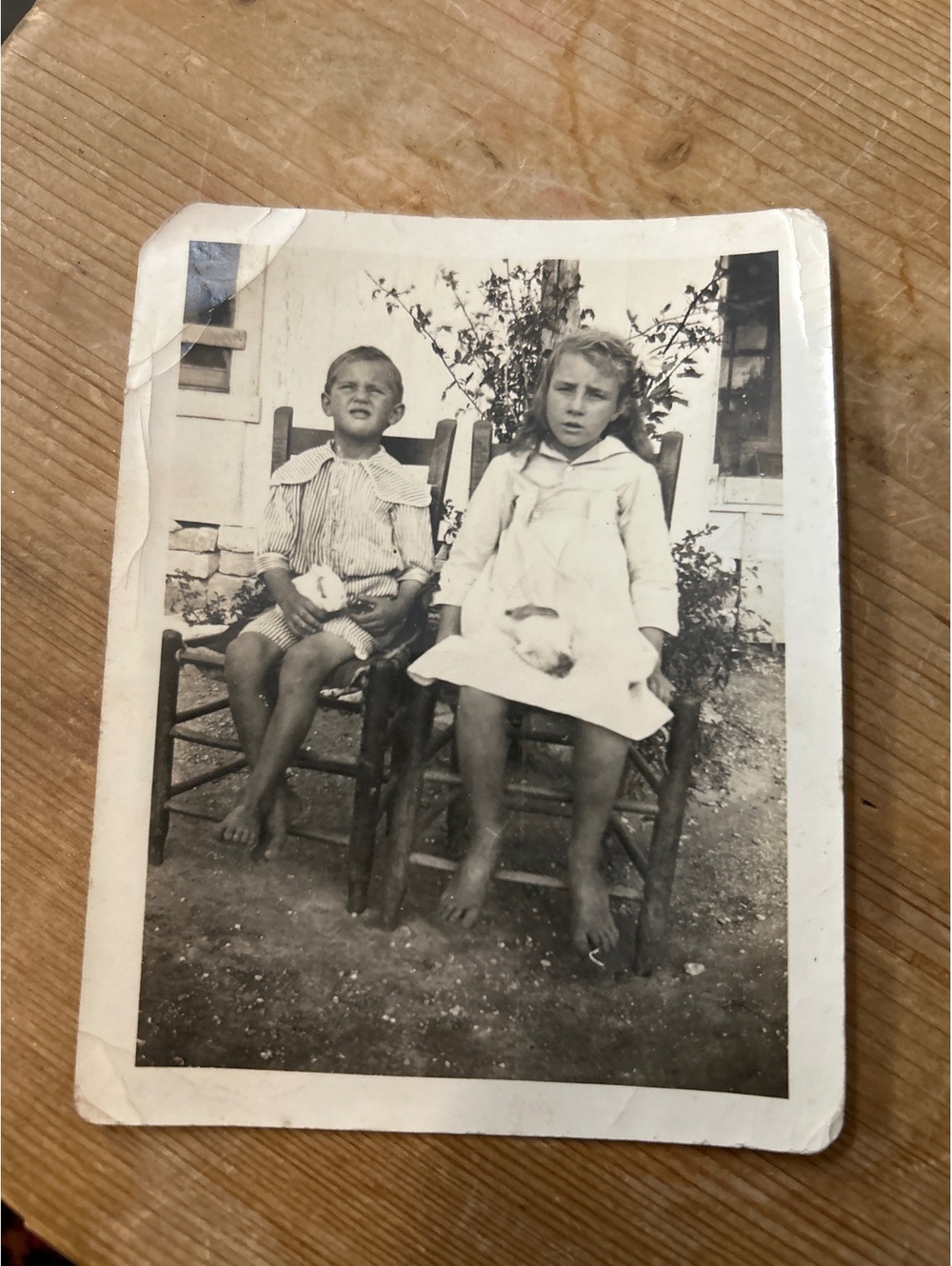 Old picture of children enjoying themselves outside